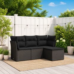 Your Outdoor Relaxation Awaits with This Garden Sofa Set