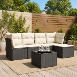 Friendly 6-Piece Modular Garden Sofa Set