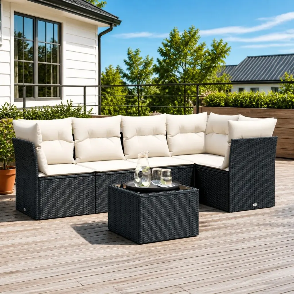 6-Piece Garden Sofa Set