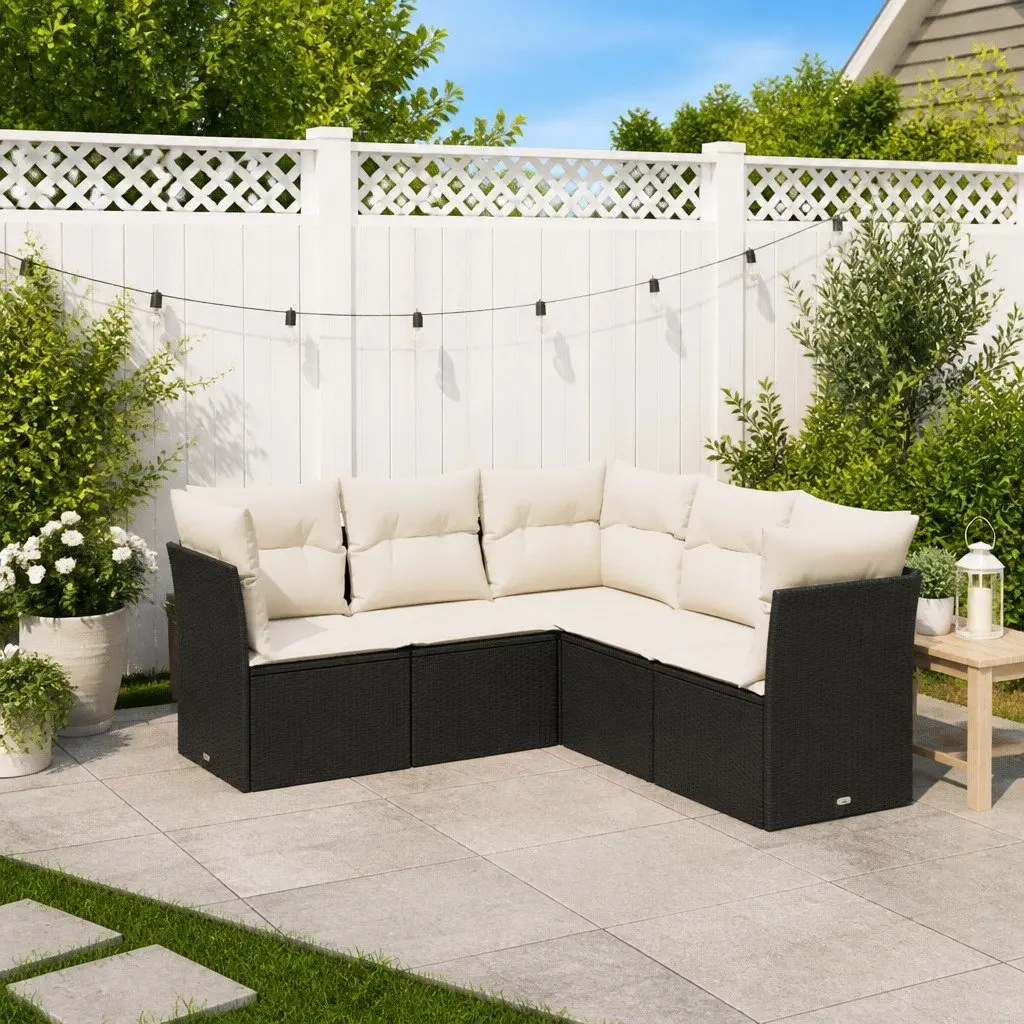 5 Piece Garden Sofa Set for Outdoor Enjoyment