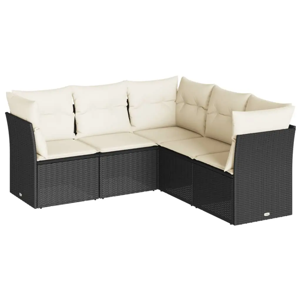 5 Piece Garden Sofa Set for Outdoor Enjoyment