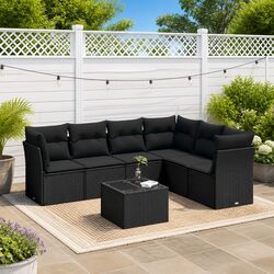 Create Your Outdoor Oasis with a 7 Piece Sofa Set