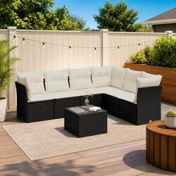 Your Go-To 7 Piece Outdoor Garden Sofa Set