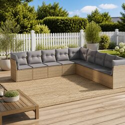 Your New 9 Piece Garden Sofa Set for Relaxing Outdoors