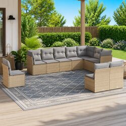 Create a Cozy Outdoor Space with 10 Piece Sofa Set