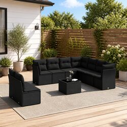10 Piece Garden Sofa Set