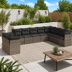 Your Perfect Outdoor Companion: 10-Piece Sofa Set