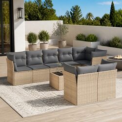 Your Perfect 9-Piece Outdoor Sofa Set Awaits