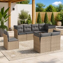 Your Perfect 8-Piece Garden Sofa Set Awaits