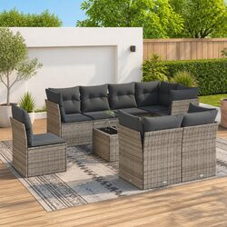 Your Perfect 9 Piece Outdoor Sofa Set Awaits