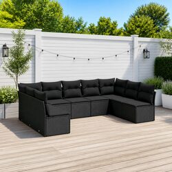 Your Outdoor Oasis with a 9-Piece Sofa Set