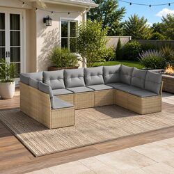 Your Perfect 9 Piece Outdoor Sofa Set Awaits