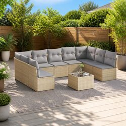 Your Perfect 10 Piece Garden Sofa Set with Cushions