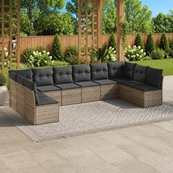 Invite Comfort with This 10 Piece Modular Garden Sofa Set