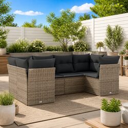You’ll Love This Grey Garden Sofa Set 6 Piece Outdoor
