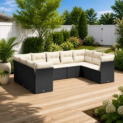 Find Comfort and Style with Our 9 Piece Garden Sofa Set