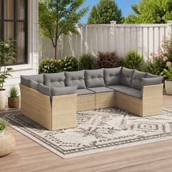 Friendly 9-Piece Modular Outdoor Furniture Set