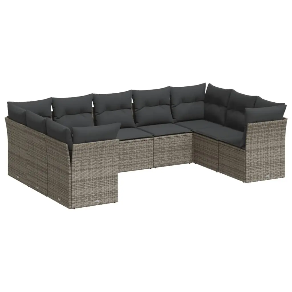 9 Piece Garden Sofa Set for Outdoor Fun
