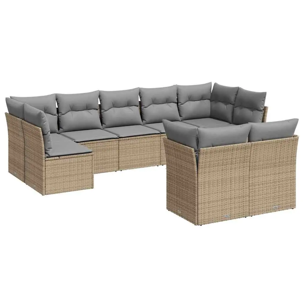 9 Piece Garden Sofa Set