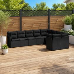 Your New Favorite 9-Piece Garden Sofa Set Awaits