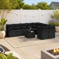 Your Ideal 10-Piece Garden Sofa Set Awaits You