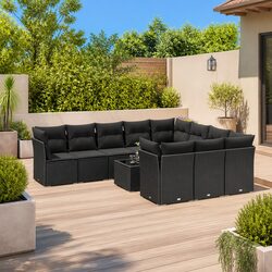 Your Ideal 11 Piece Garden Sofa Set Awaits