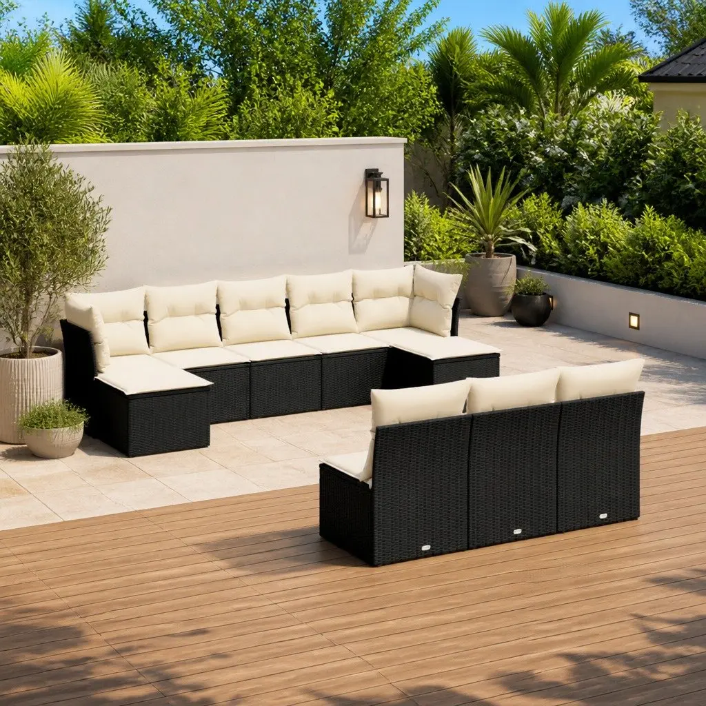10 Piece Garden Sofa Set for Relaxing Outdoors