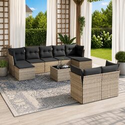 Relax with This Friendly 10-Piece Outdoor Sofa Set