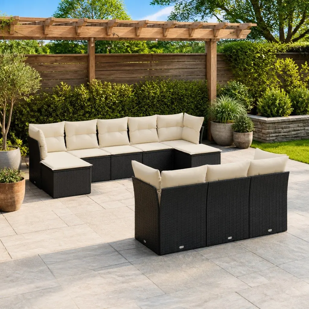 10-Piece Modular Patio Sofa Set