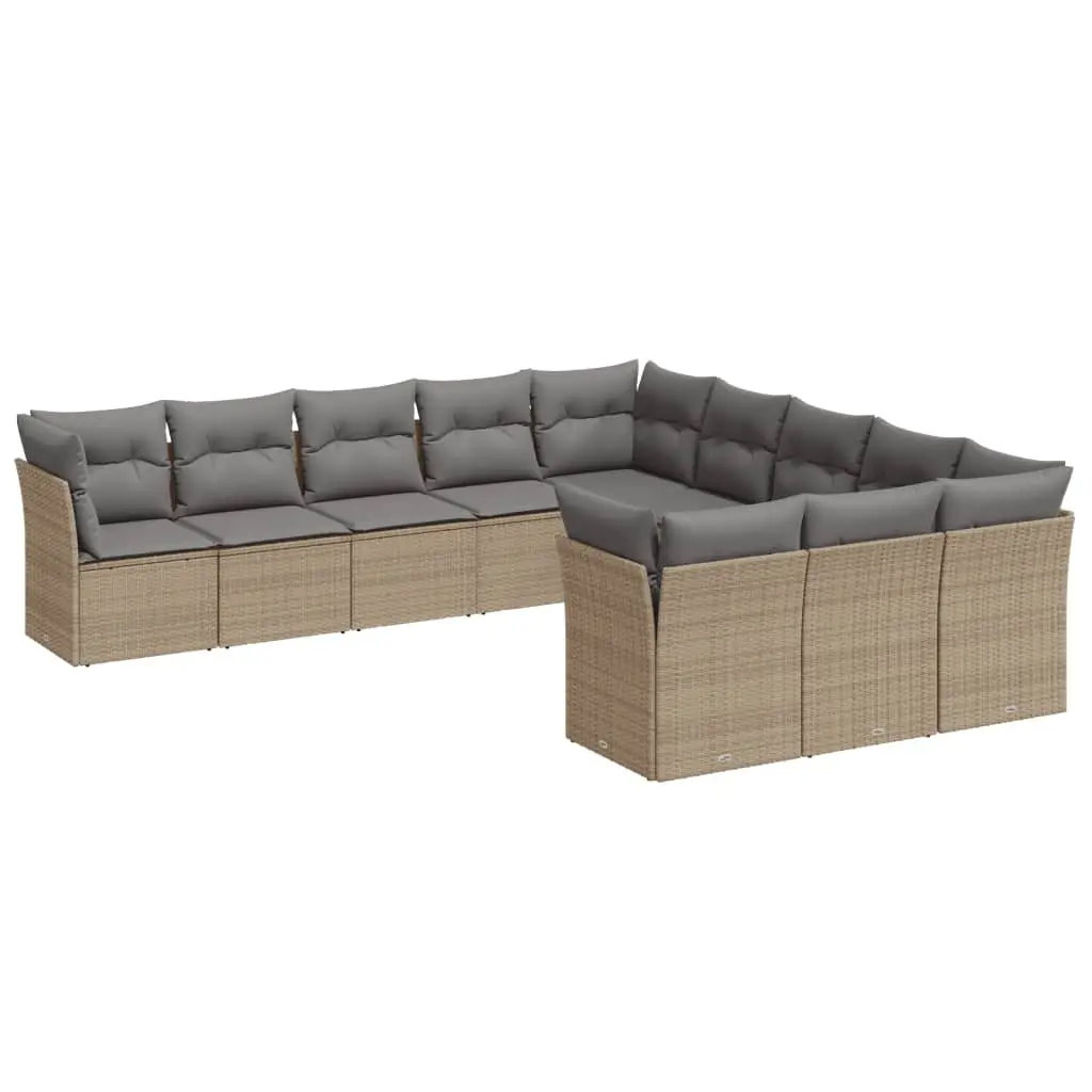 Outdoor Space with 11 Piece Sofa Set