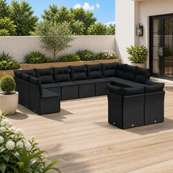 Your Ideal 12 Piece Outdoor Sofa Set Awaits