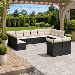 Friendly 12 Piece Garden Sofa Set for Outdoor Fun