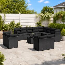 Enjoy Outdoor Comfort with a 13-Piece Garden Sofa Set