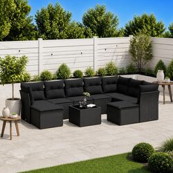 10 Piece Garden Sofa Set for Outdoor Fun