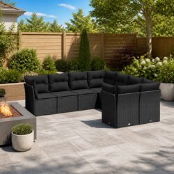 Friendly 8 Piece Outdoor Sofa Set for Your Comfort