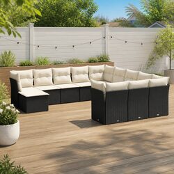 Friendly 12-Piece Garden Sofa Set for Relaxation