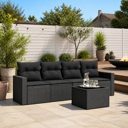 Your New 5 Piece Garden Sofa Set Awaits