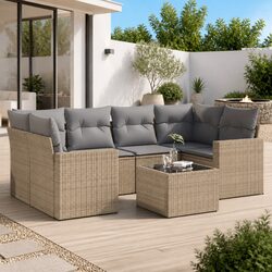 Your Perfect 7 Piece Garden Sofa Set with Cushions