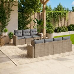 Friendly 8-Piece Garden Sofa Set for Your Patio
