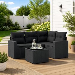 Discover Comfort with This 5 Piece Patio Sofa Set