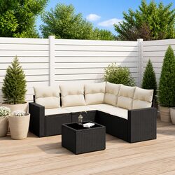 Your New Favorite: 6 Piece Garden Sofa Set with Cushions