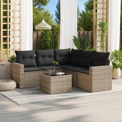 Your New 6-Piece Grey Garden Sofa Set Awaits