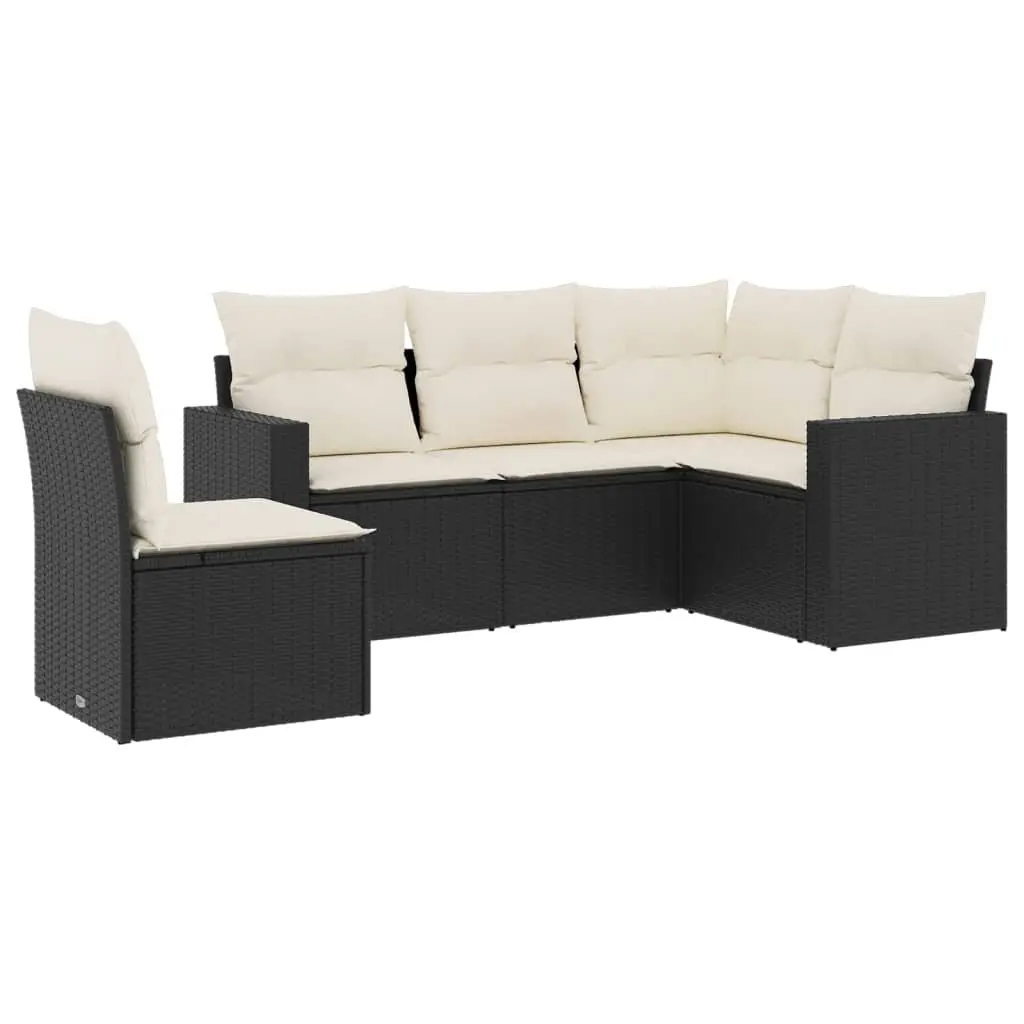 5 Piece Outdoor Sofa Set with Cushions