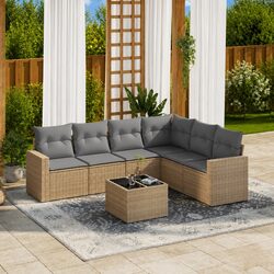 Relax and Enjoy: 7 Piece Garden Sofa Set for Your Outdoors