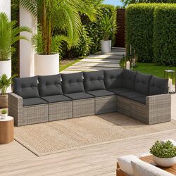 Create Your Ideal Outdoor Space with 7 Piece Sofa Set