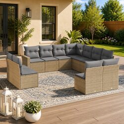 Your 11-Piece Outdoor Sofa Set Awaits