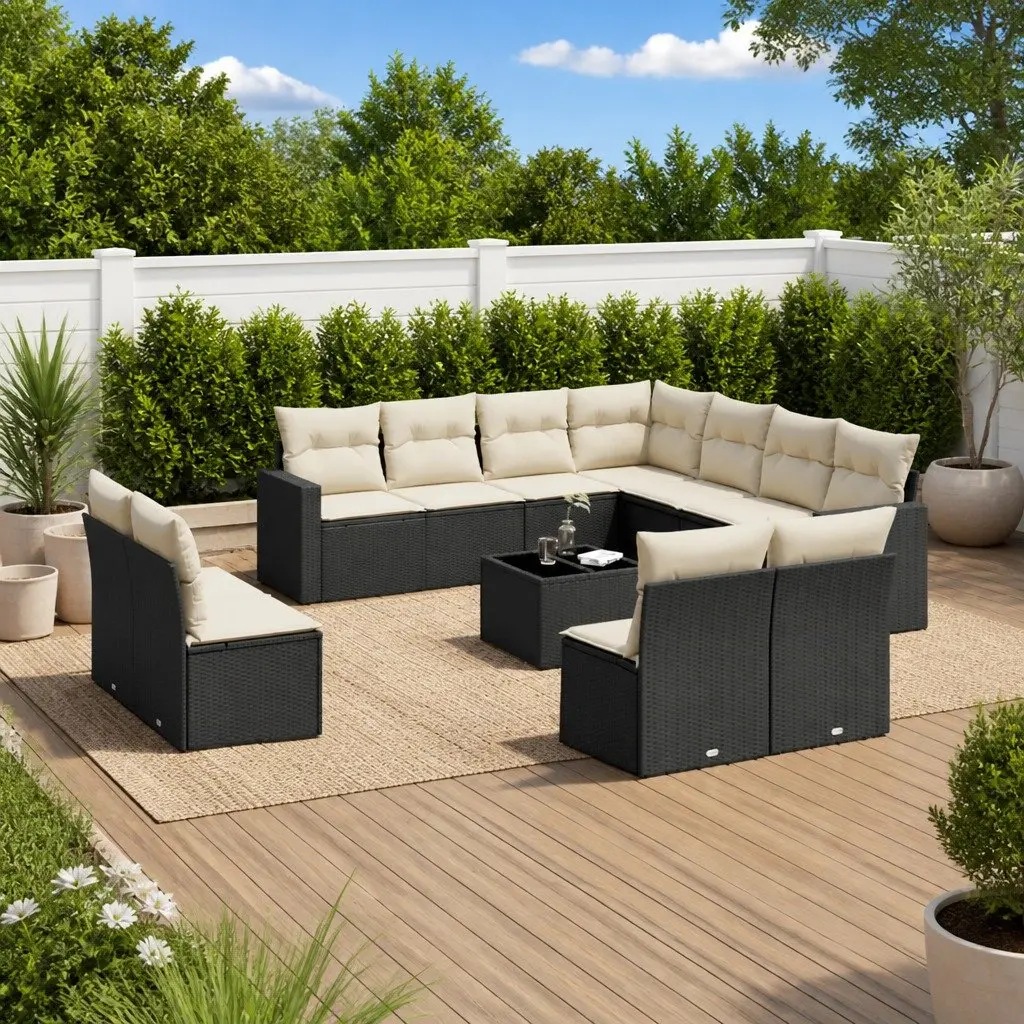 12-Piece Modular Garden Sofa Set