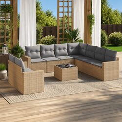 Your Ideal 10-Piece Garden Sofa Set Awaits You