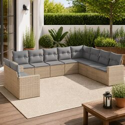 Explore Our 10-Piece Garden Sofa Set Today