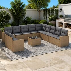 Your New 12 Piece Garden Sofa Set Awaits